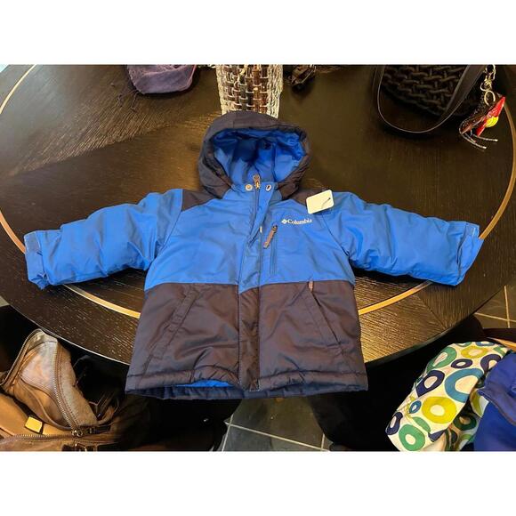 Columbia Kids' Winter Jacket Size 2T Blue and Navy - Picture 1 of 7